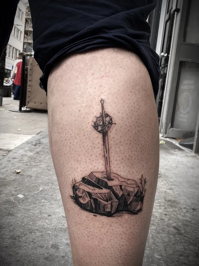 Sword tattoo