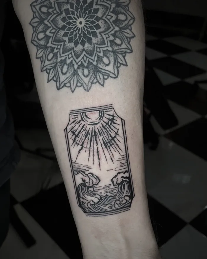 Waves tattoo