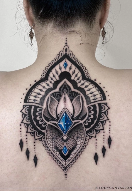 Ornamental tattoo by Body Canvas